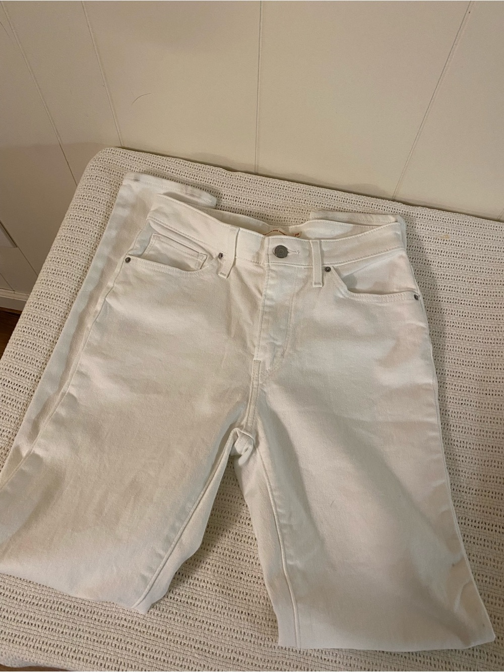 Levi's Women's White High-Rise Jeans